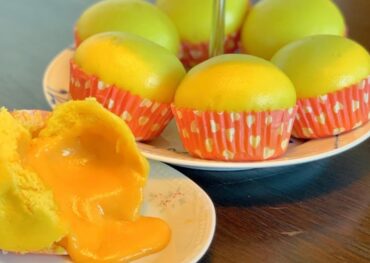 Cách làm bánh bao kim sa trứng muối của tiệm an lạc vl