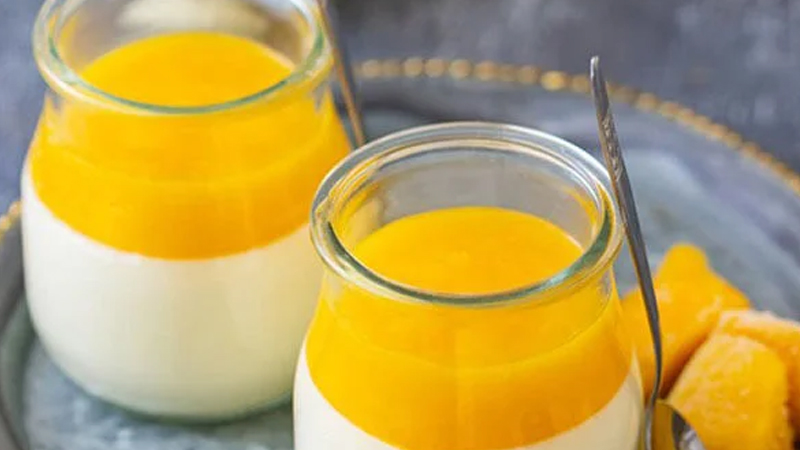 Panna cotta xoài